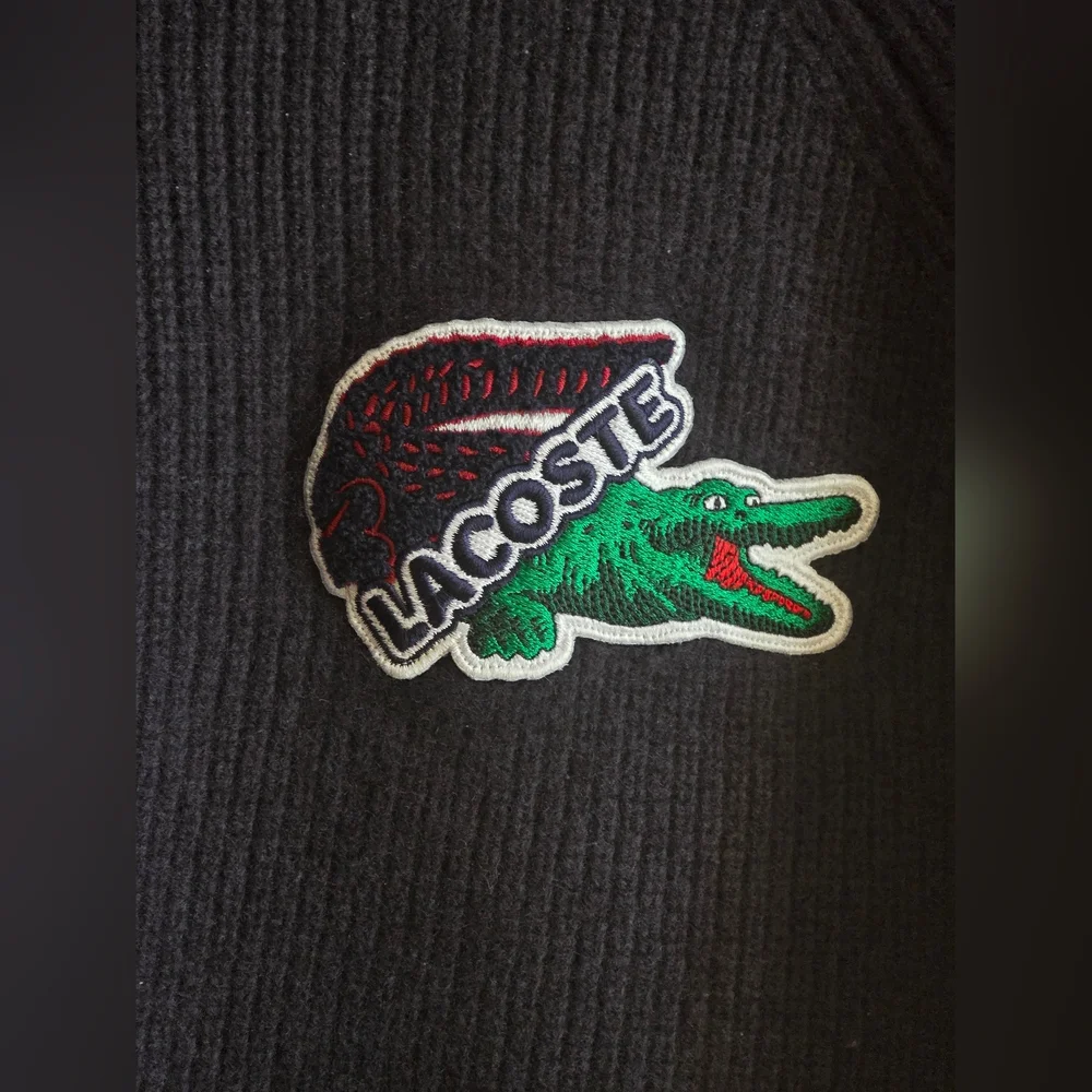 MADE IN FRANCE LACOSTE CROCODILE SWEATER 100% WOOL